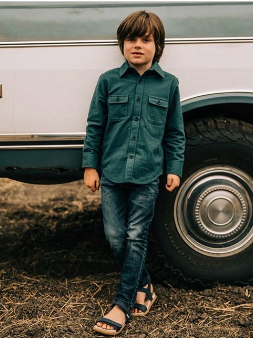 Taylor Stitch Kids Yosemite in Teal